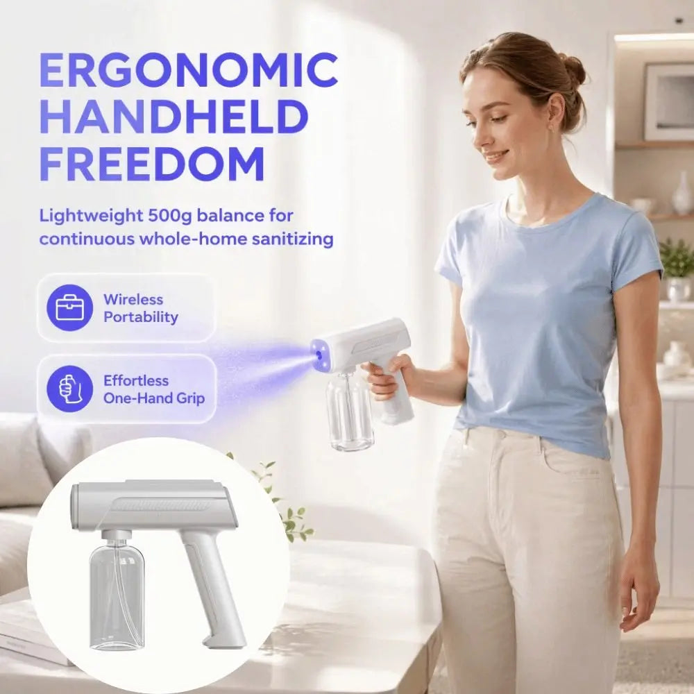 Portable Electric Nano Blue Light Spray Gun
